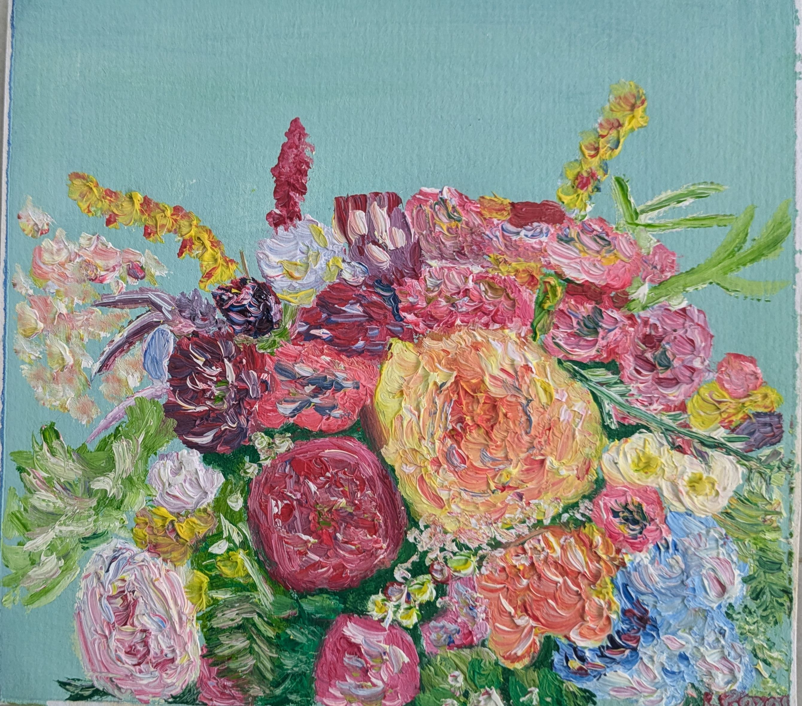 Obra en venta: Flores mediterráneas